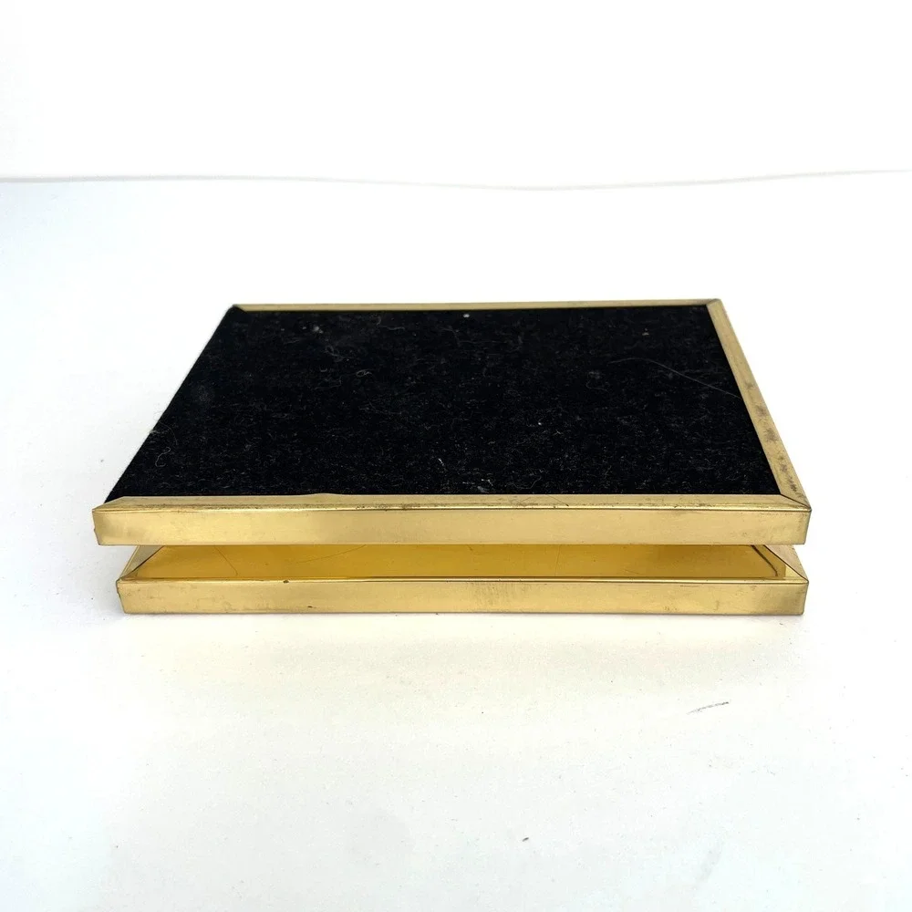 Vintage Brass Gold Picture Frame Set‎ Rope Detail Hinged Double Frames 5x7 8x10